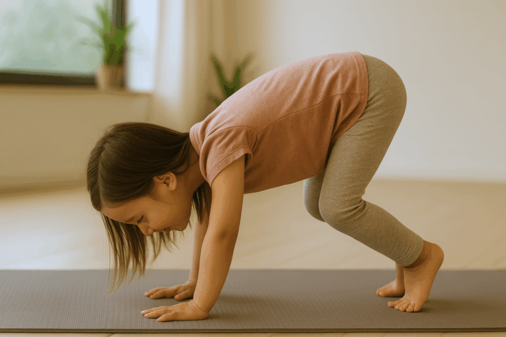 Kinderyoga Übungen - Bär - Spielerisch Yoga erlernen - Roots Yoga Hamburg