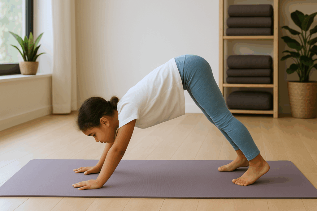 Kinderyoga Übungen - Hund - Spielerisch Yoga erlernen - Roots Yoga Hamburg