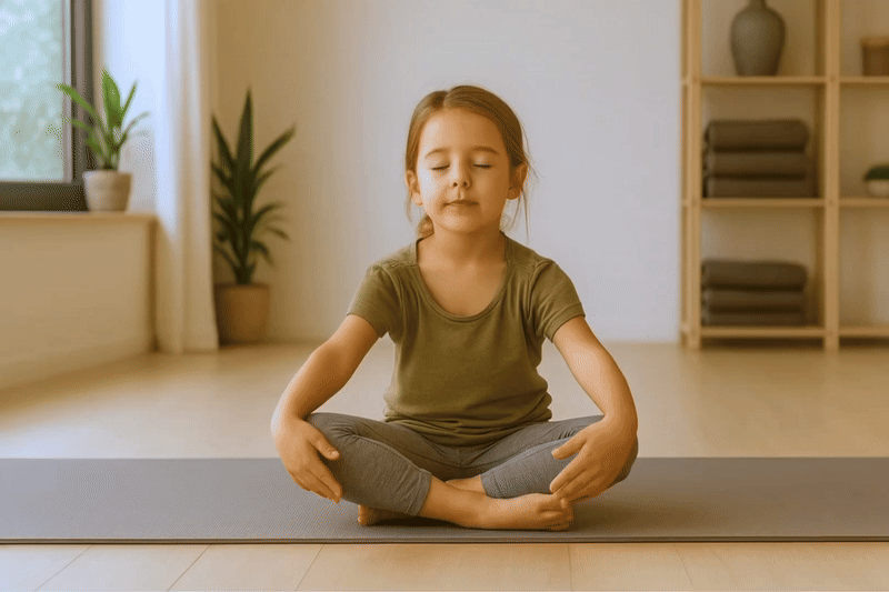 Kinderyoga Übungen - Regenbogenatmung - Spielerisch Yoga erlernen - Roots Yoga Hamburg